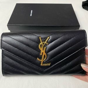 YSL Large Flap Wallet